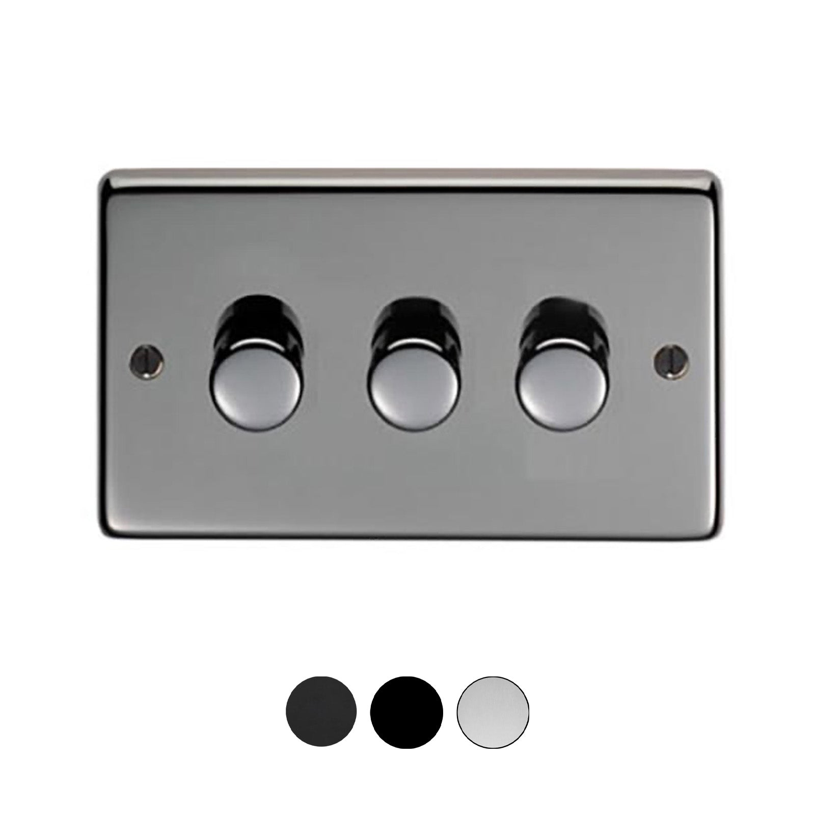 Variant Level Image of Triple LED Dimmer Switch with colour options