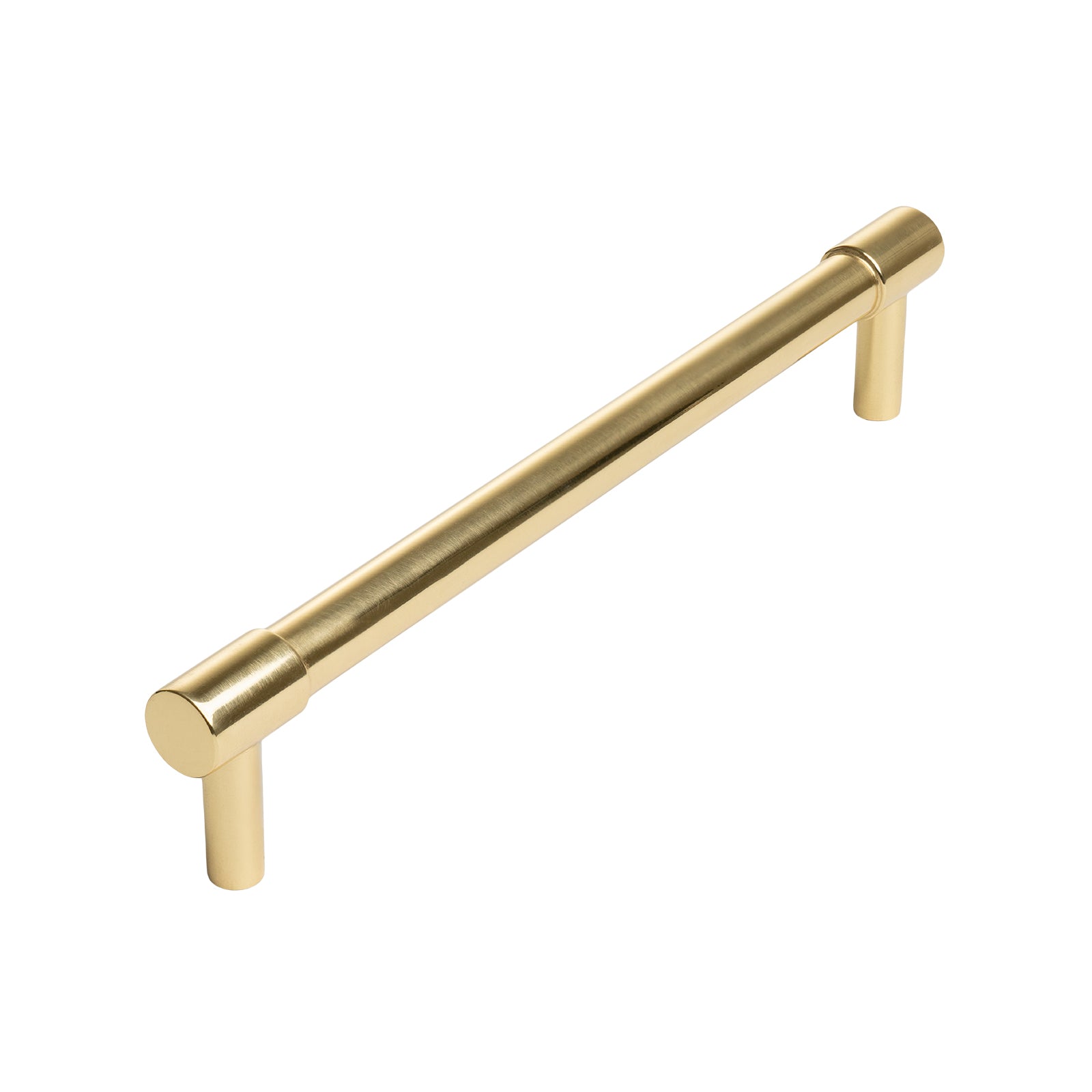 polished brass cupboard handle