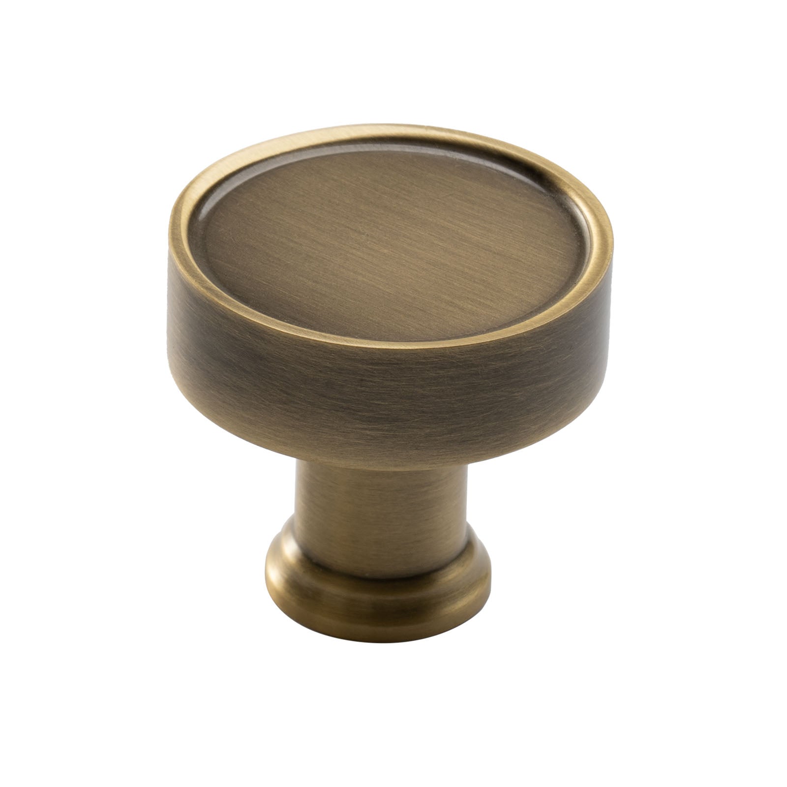 Aged Brass traditional cabinet knob SHOW