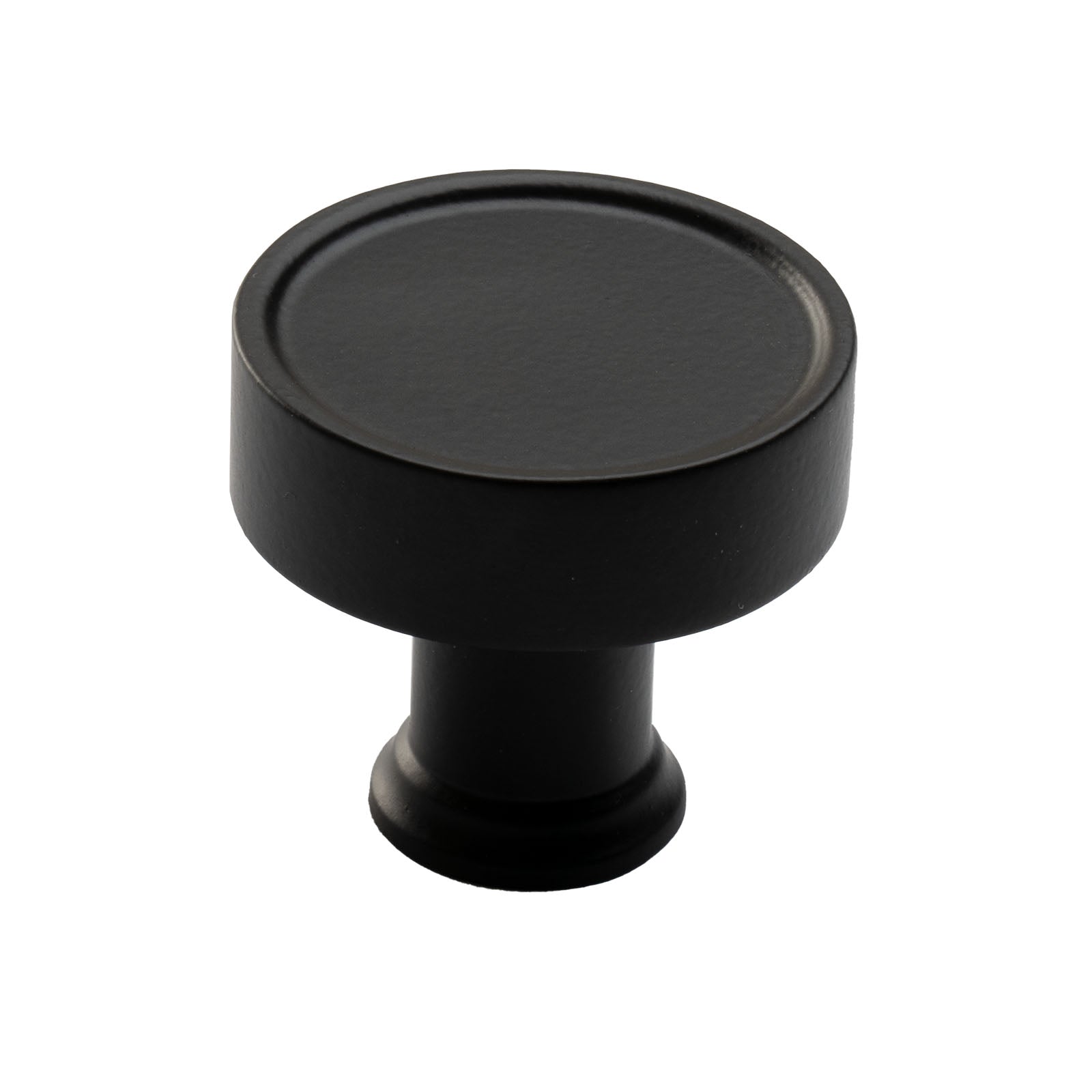 black bevelled edge cupboard knob SHOW