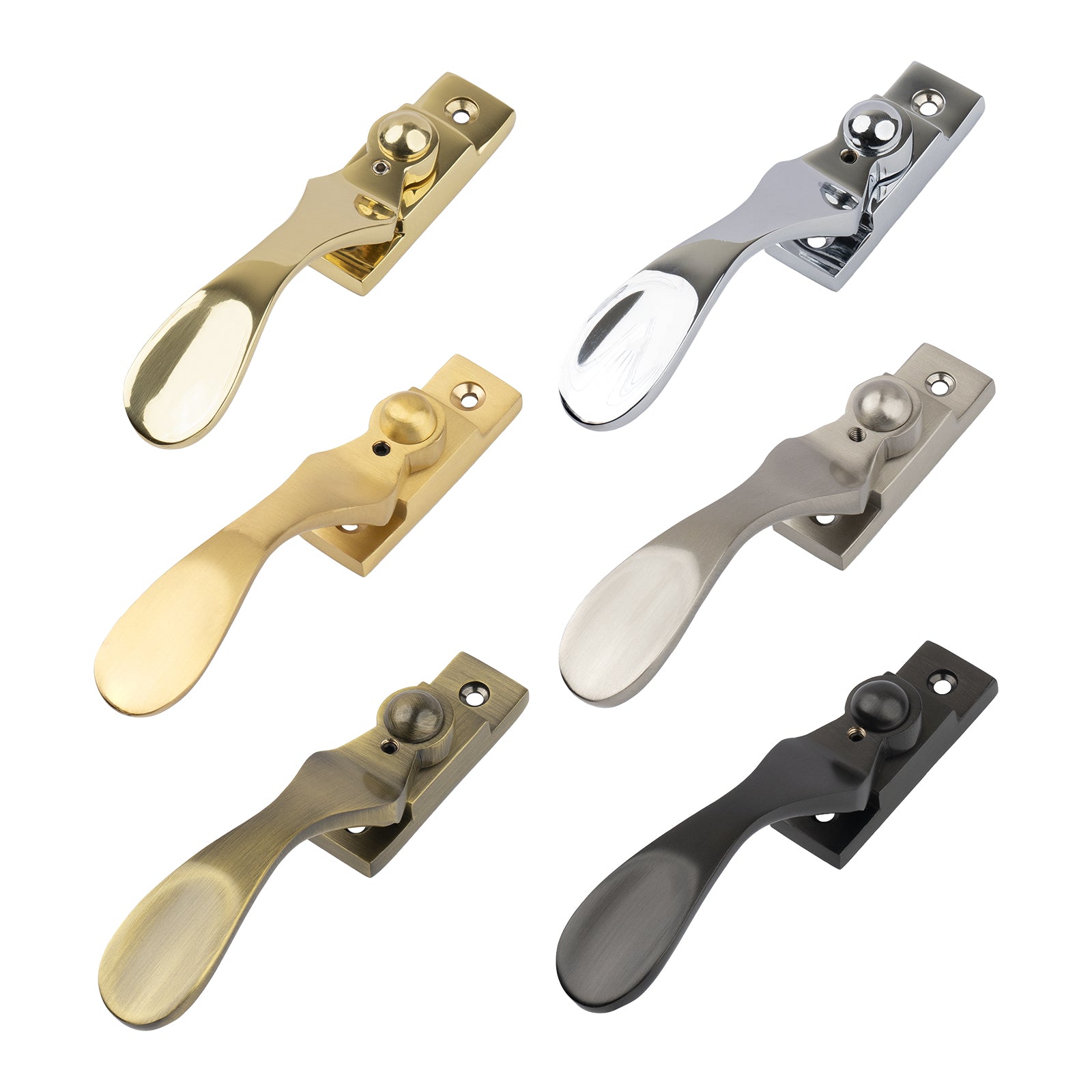 locking wedge casement fastener