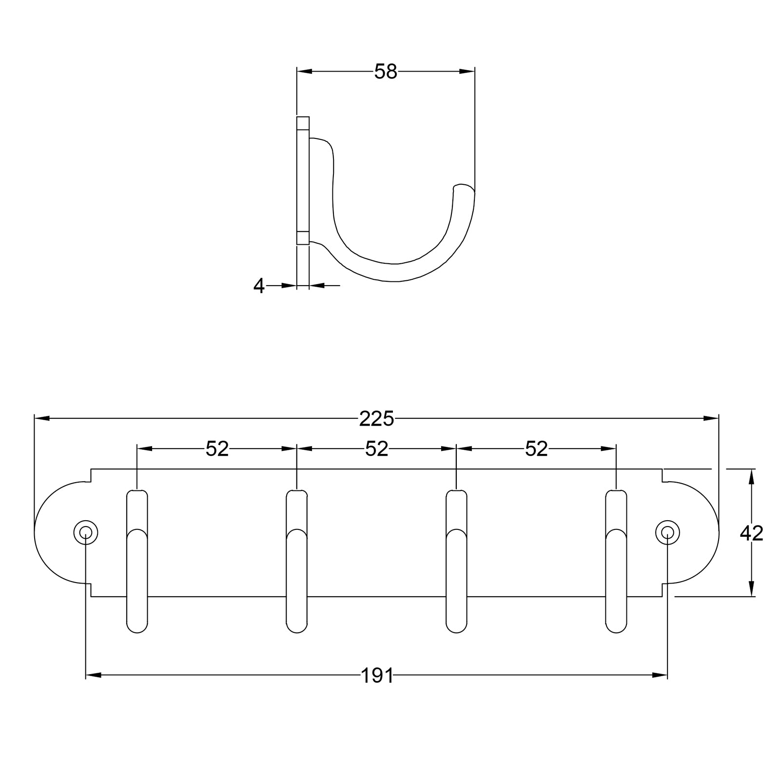 Typical coat hook height best sale