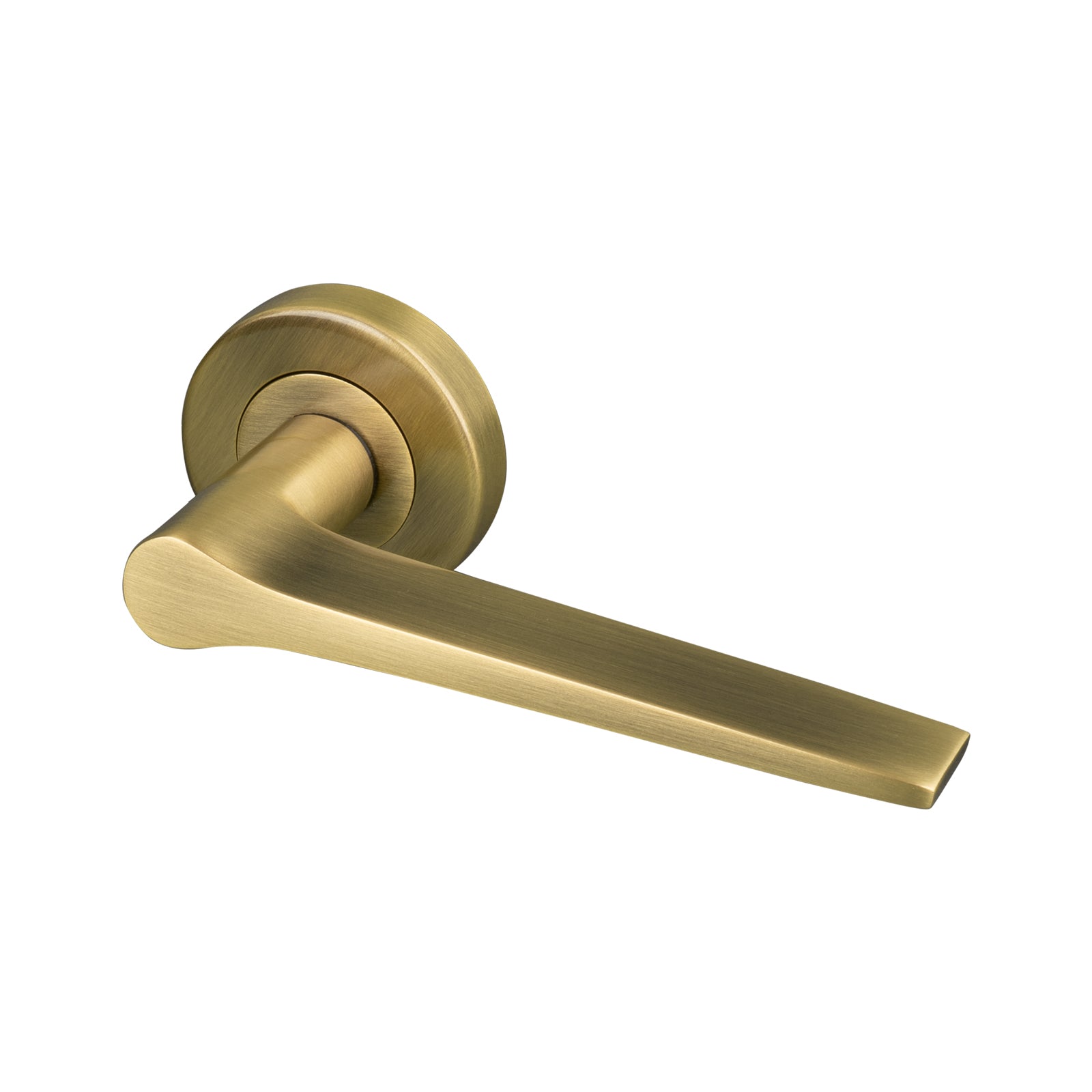 aged brass round rose door handles SHOW