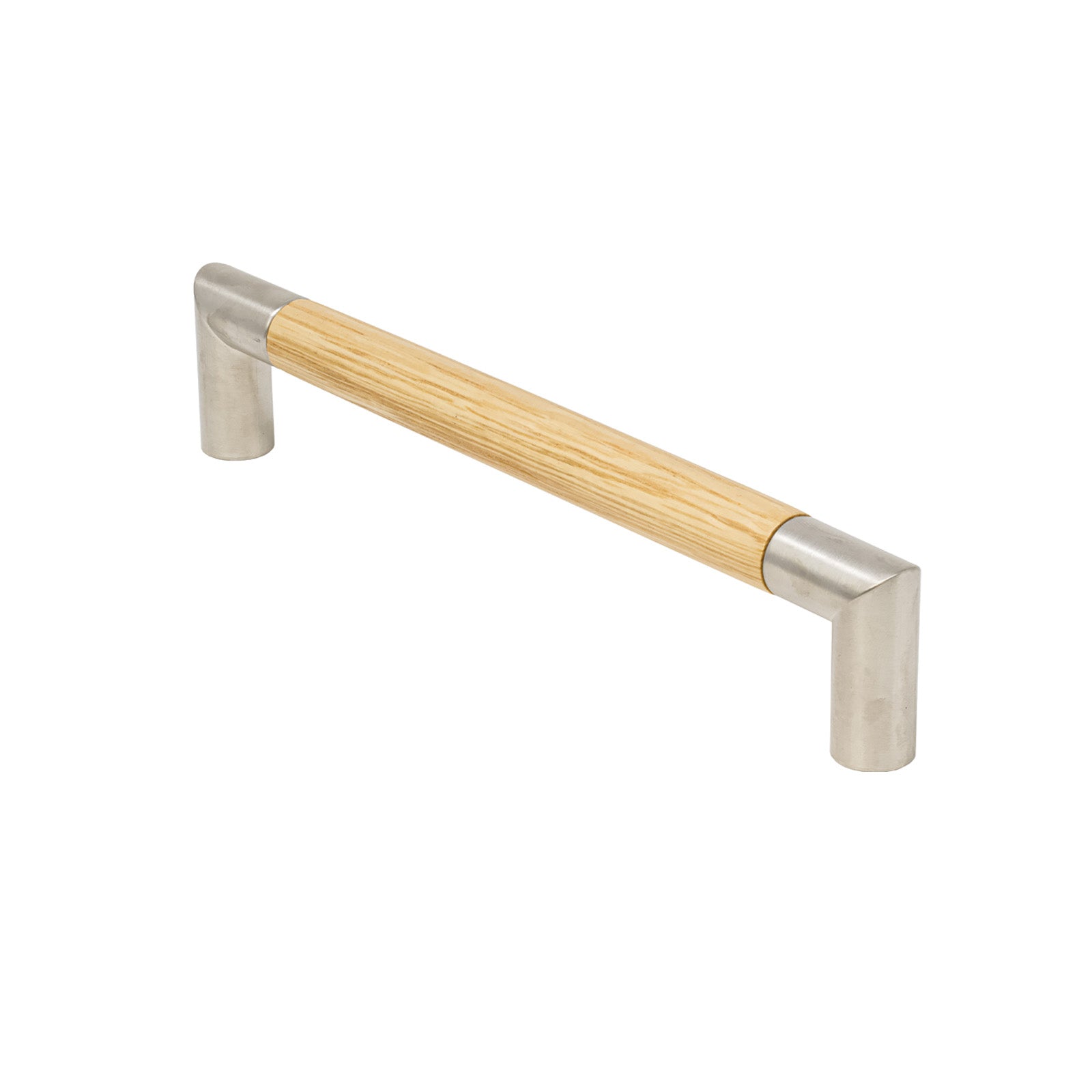 SHOW Angle Cabinet Pull Handle in Oak finish