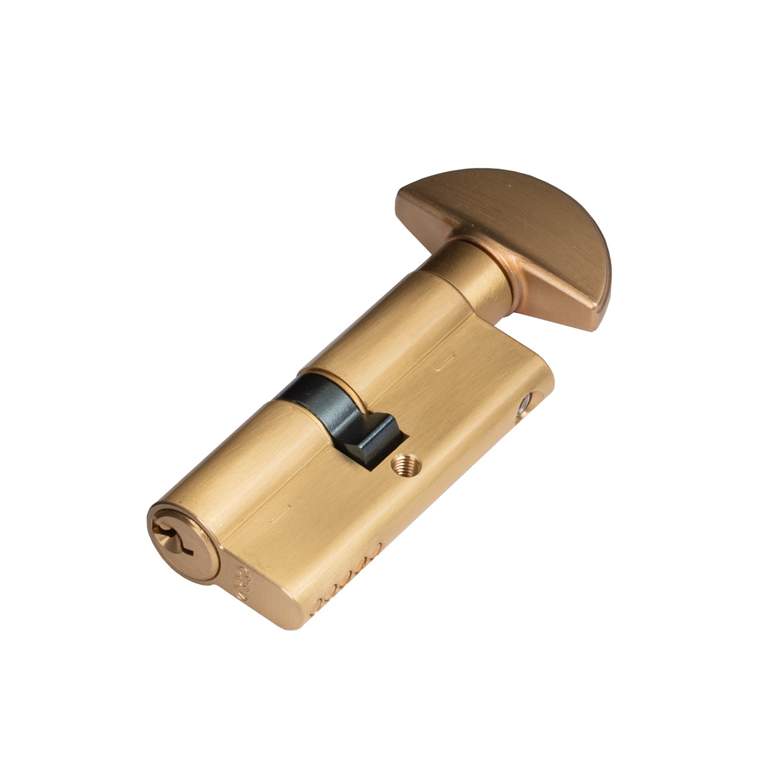 satin brass 5 pin euro cylinder lock key to turn 70mm