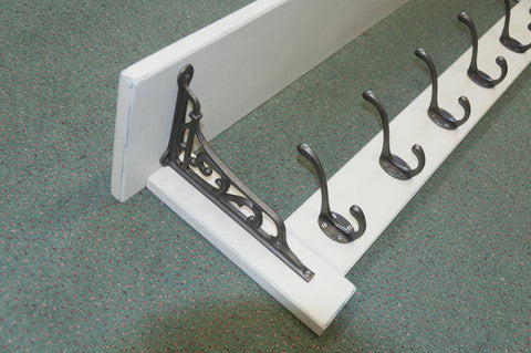How To Install A Coat Rack With Shelf