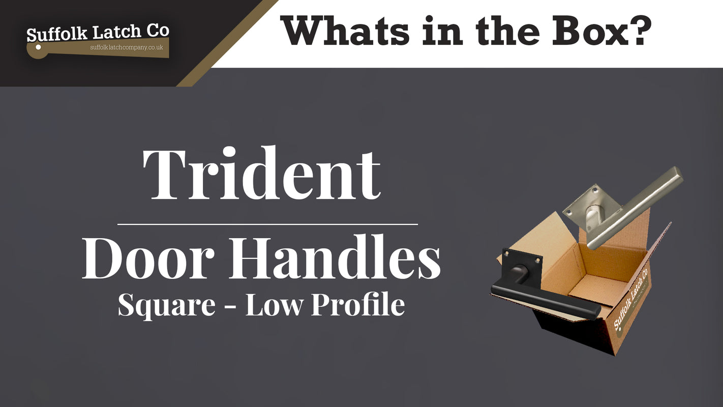 What's in the Box: Trident Square Rose Door Handles Low Profile