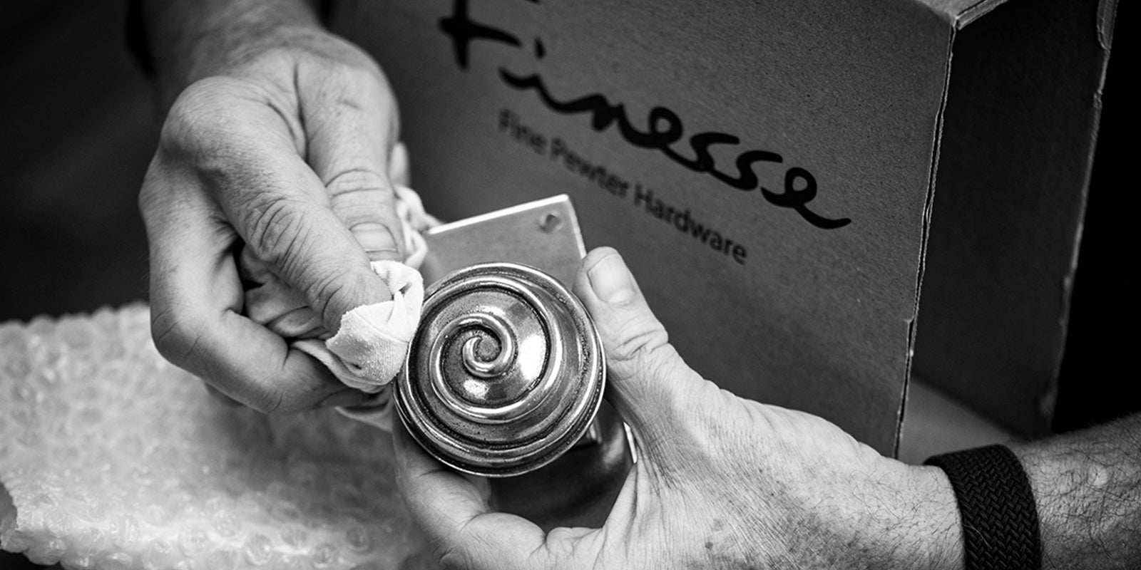 Finesse Pewter Door Knob