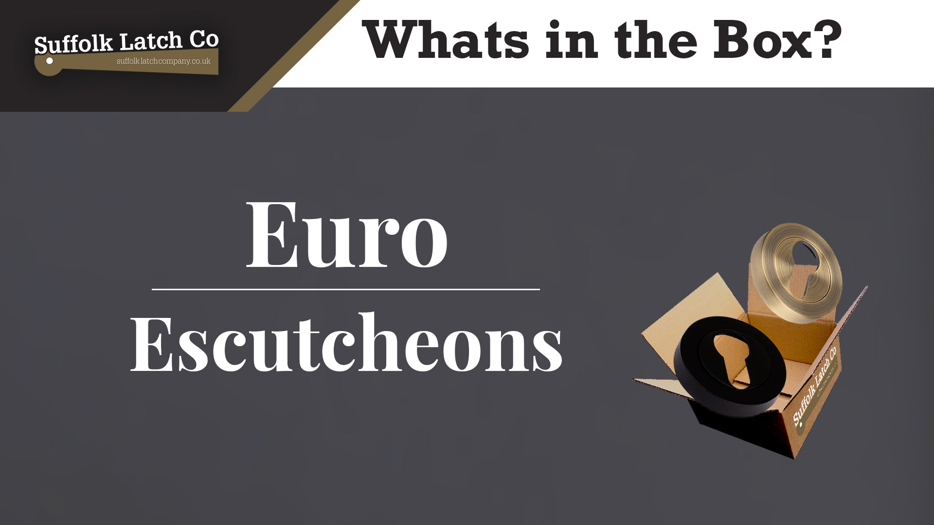 What's in the Box: Euro Escutcheons