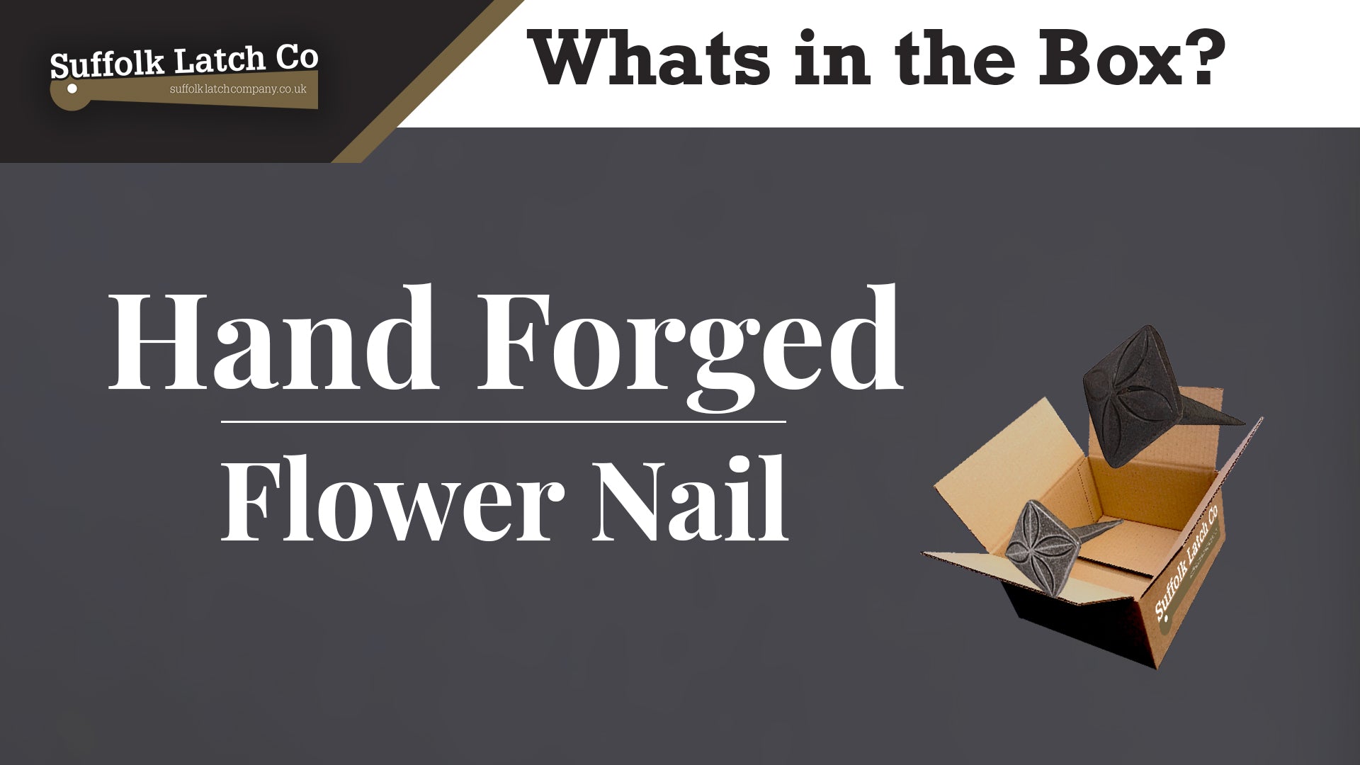 What's in the Box: Hand Forged Nail Flower