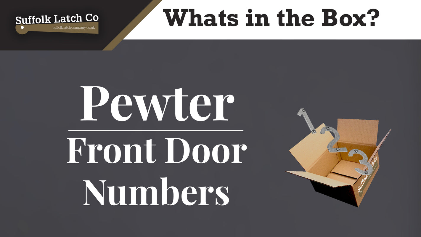 What's in the box? Pewter House Numbers