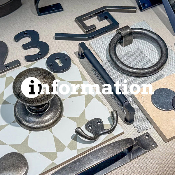 White and Dark Bronze Hardware