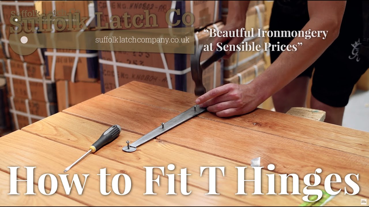 Video Guide on How to Fit T Hinges