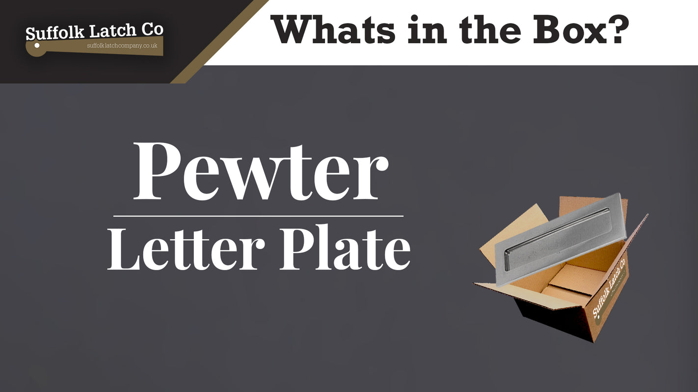 Finesse Pewter Letter Plate
