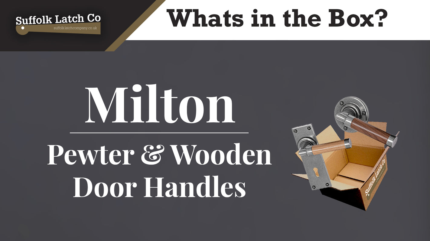Finesse Pewter & Wooden Milton Door Handles