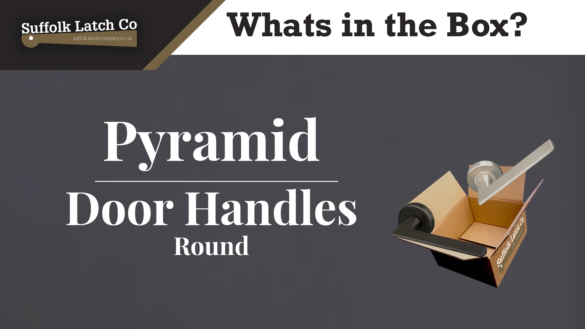 What's in the Box: Pyramid Round Rose Door Handles