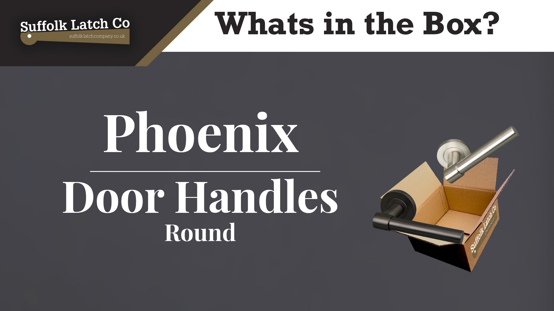 What's in the Box: Phoenix Round Rose Door Handles