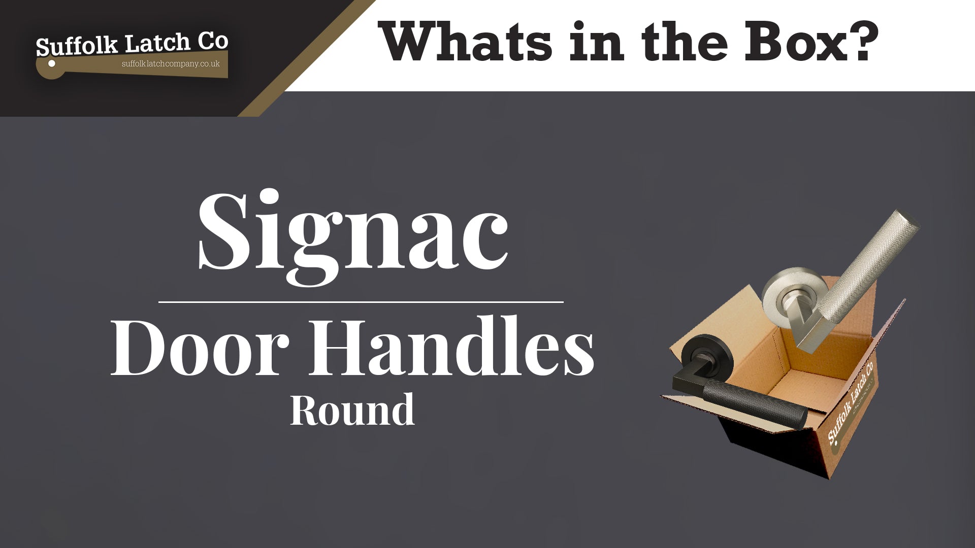 What's in the Box: Signac Round Rose Door Handles