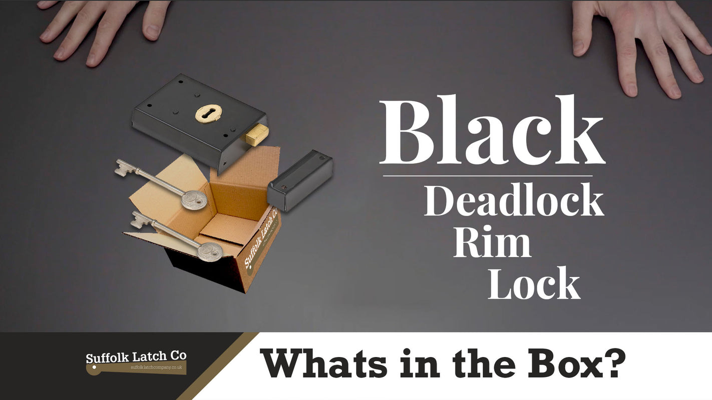 What's In The Box: Black Deadlock Rim Lock