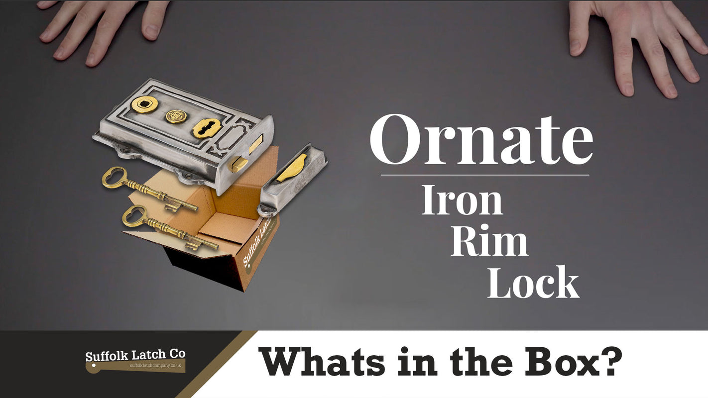 What's In The Box: Ornate Iron Rim Lock & Knob Sets