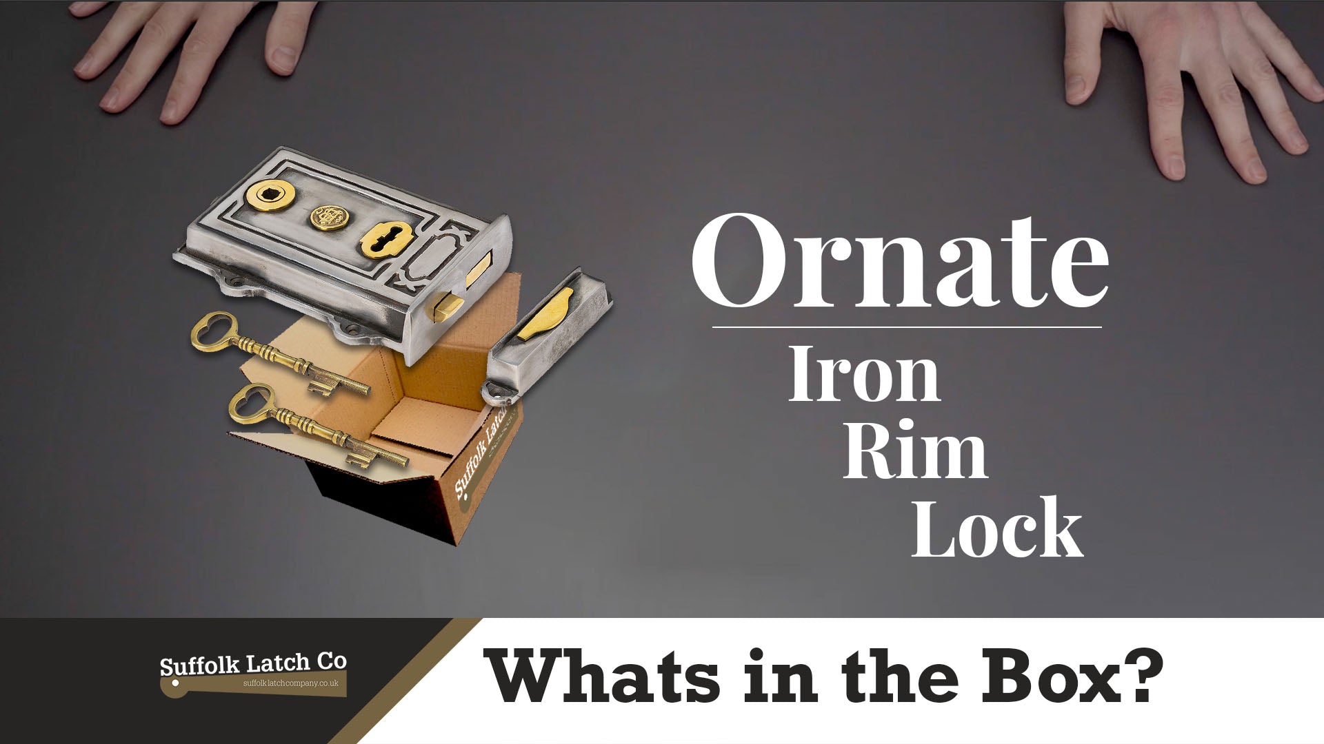 What's In The Box: Ornate Iron Rim Lock & Knob Sets