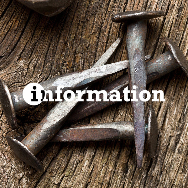 Hand Forged Rose Head Nails