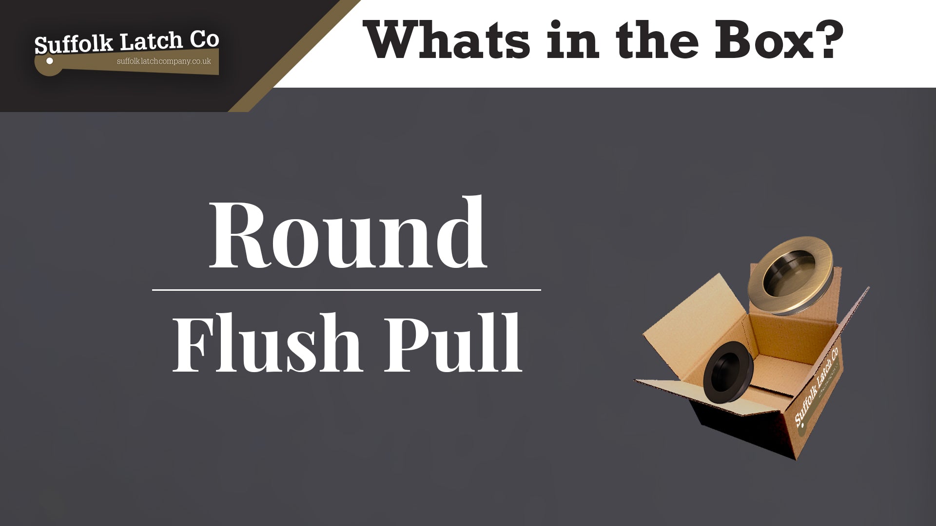 What's In The Box: Round Flush Pull