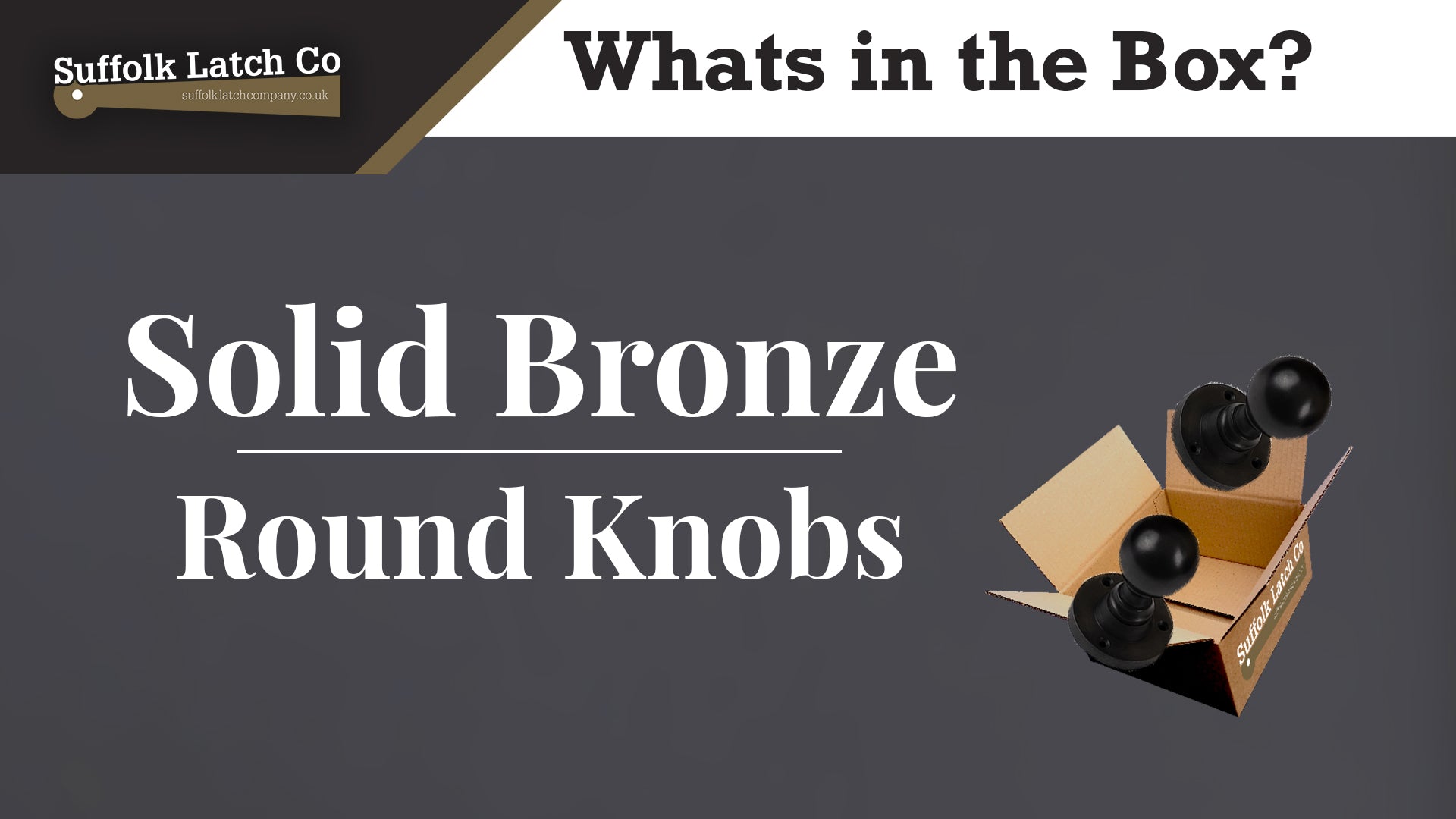 What's in the Box: Round Door Knobs