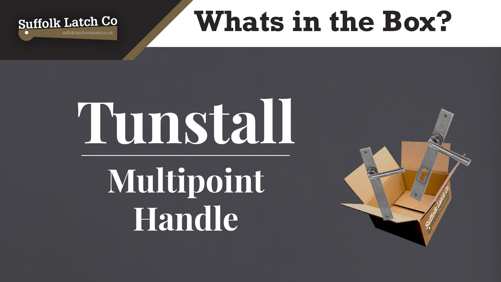 What's in the box? Tunstall Pewter Multipoint Door Handles
