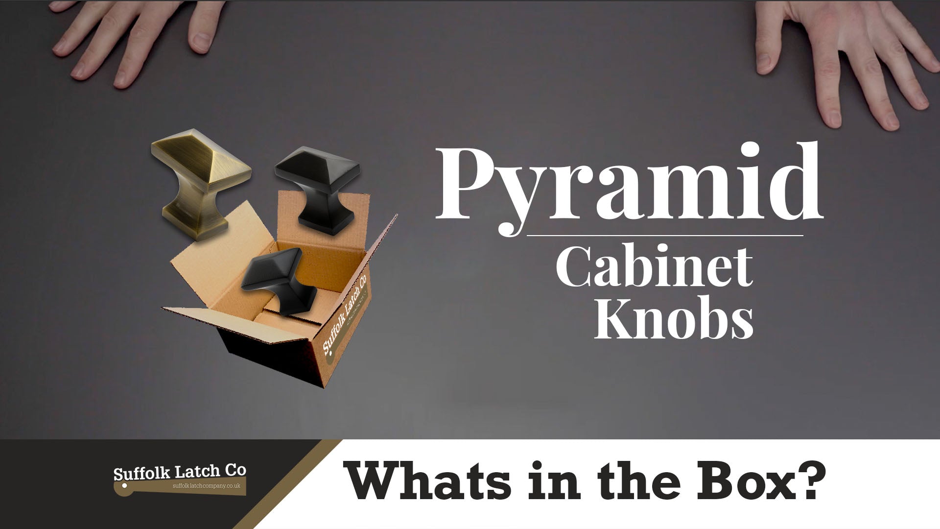 What's In The Box: Pyramid Cabinet Knobs