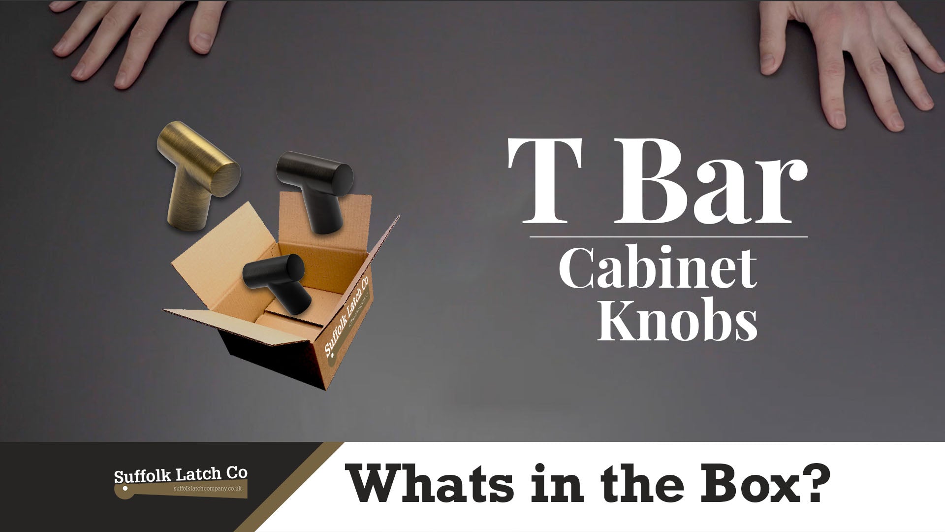 What's In The Box: T Bar Cabinet Knobs