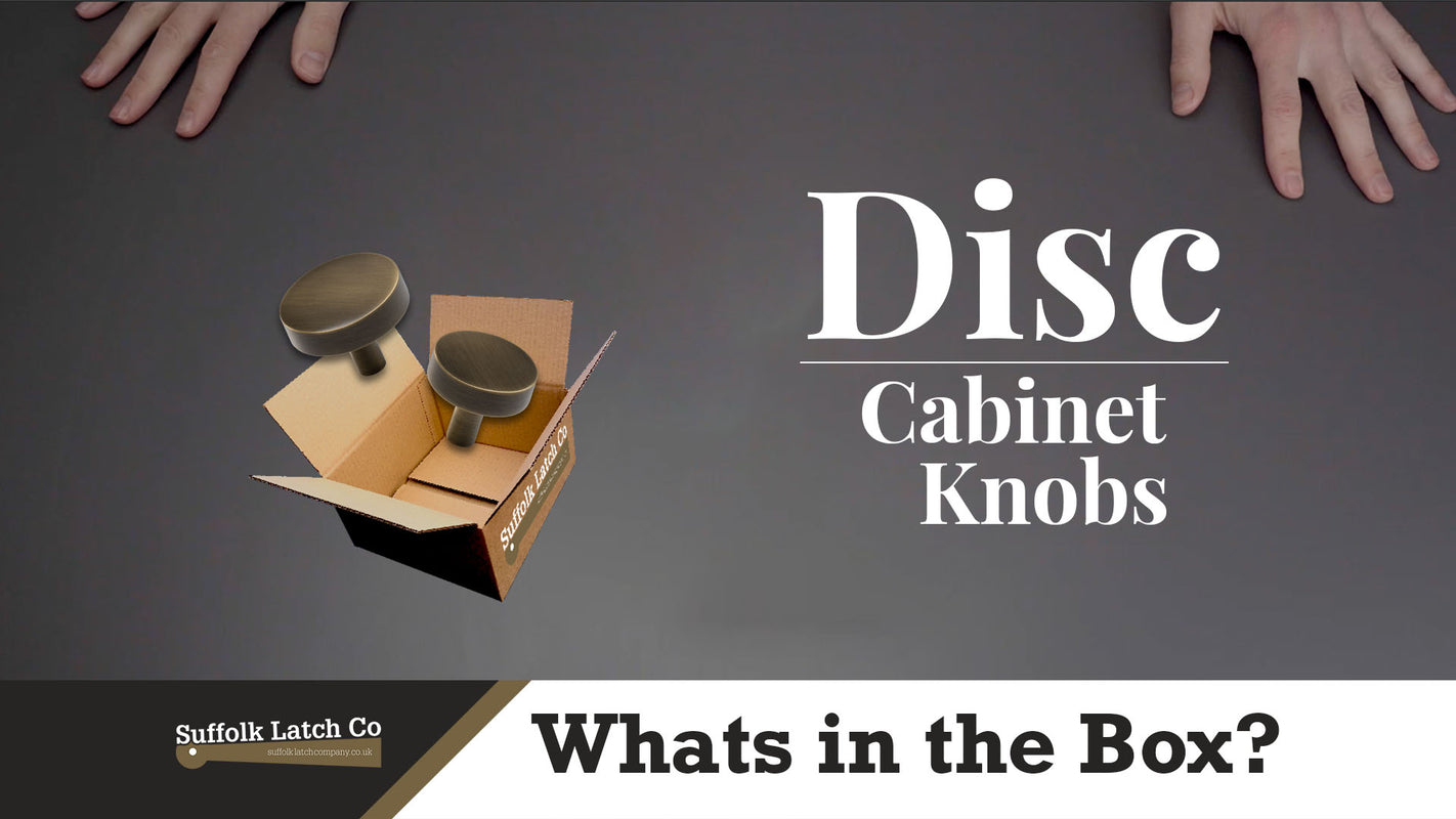 What's In the Box: Disc Cabinet Knobs