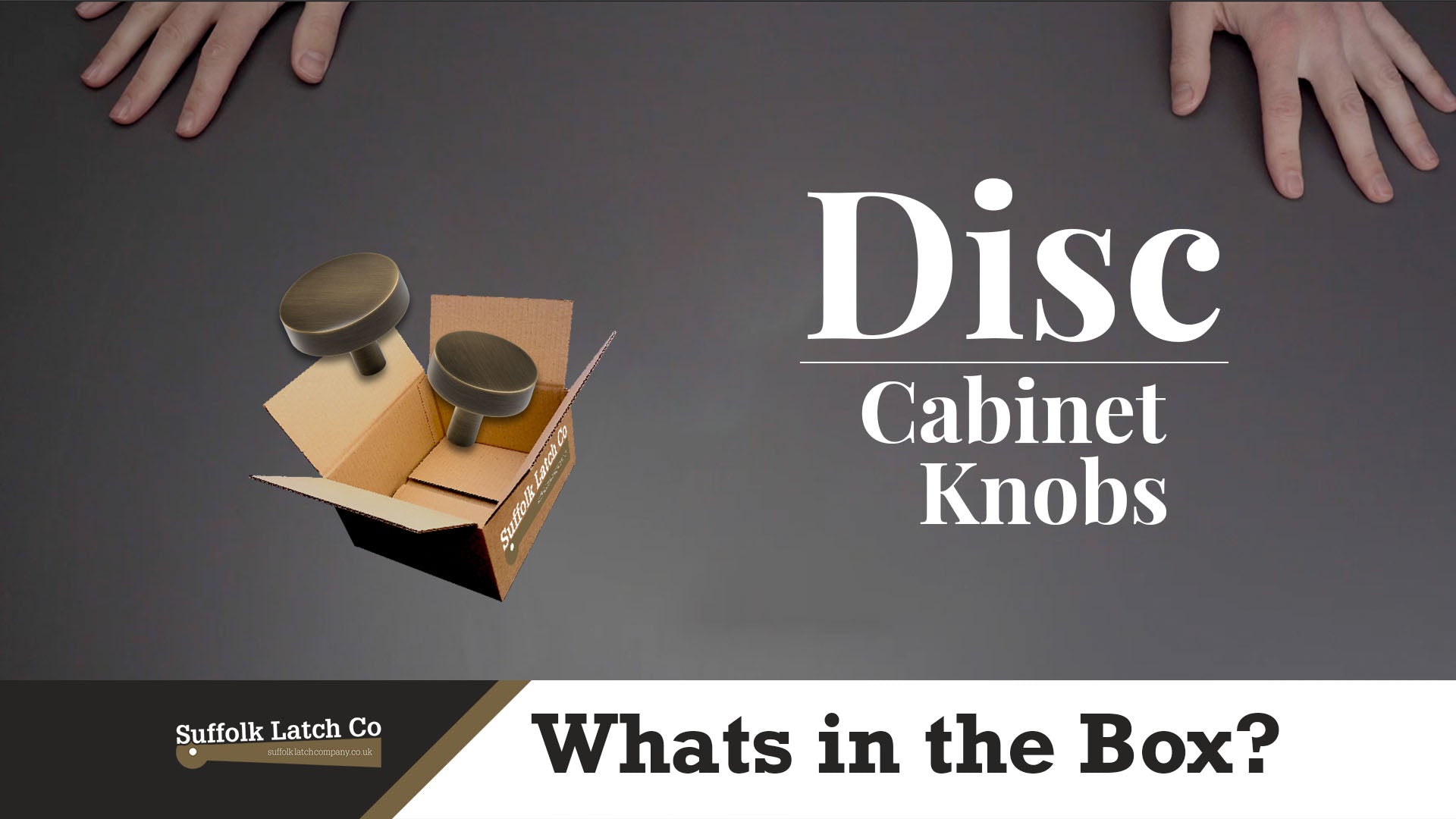 What's In the Box: Disc Cabinet Knobs