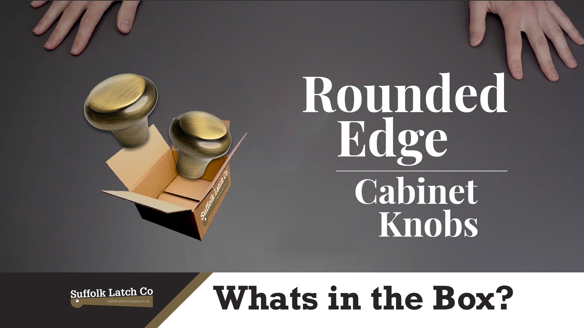 What's In The Box: Round Edge Cabinet Knobs