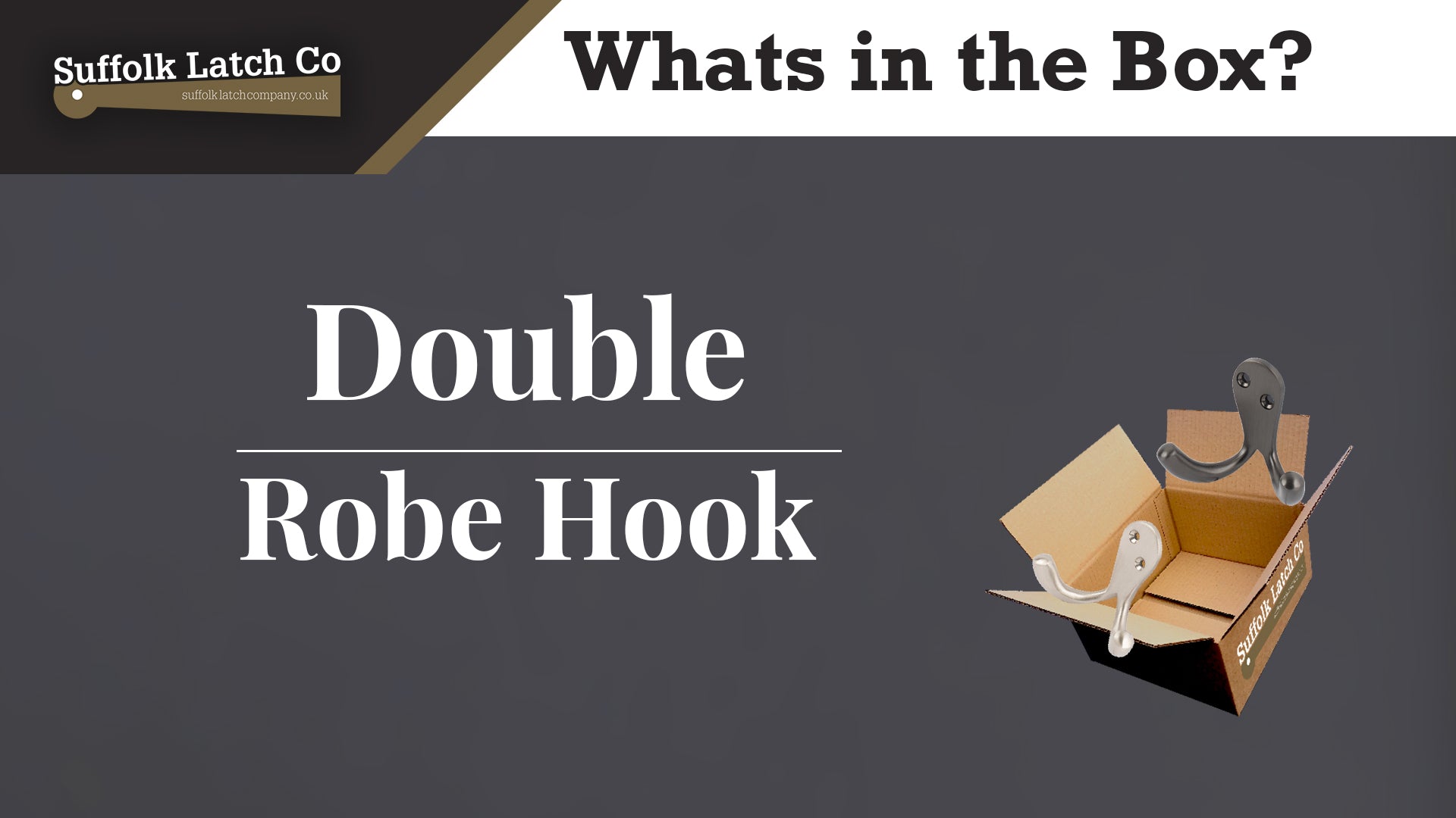 What's in the Box: Double Robe Hook