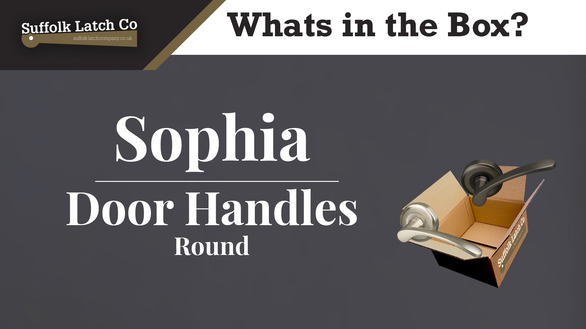 What's in the Box: Sophia Round Rose Door Handles