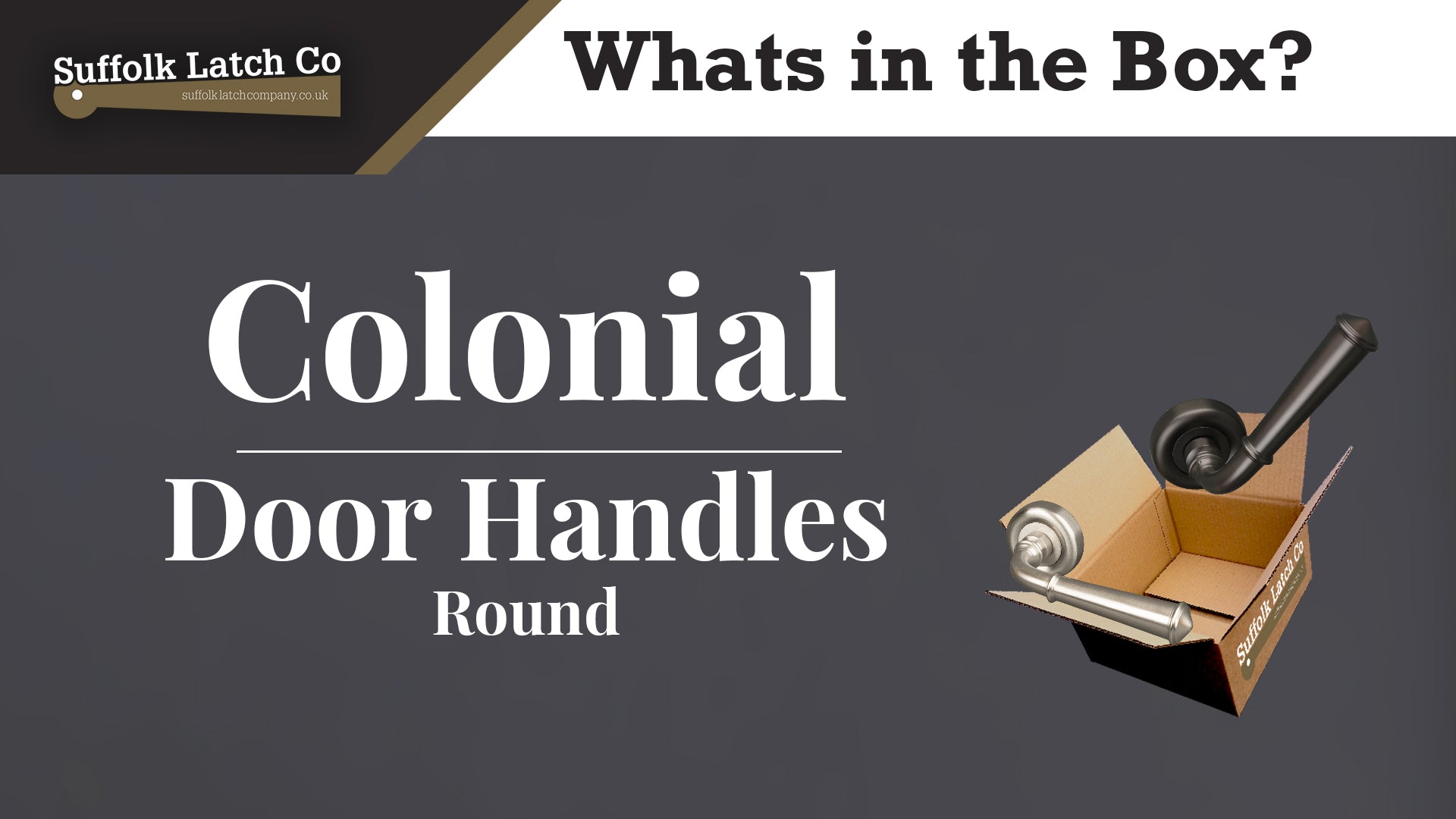 What's in the Box: Colonial Round Rose Door Handles