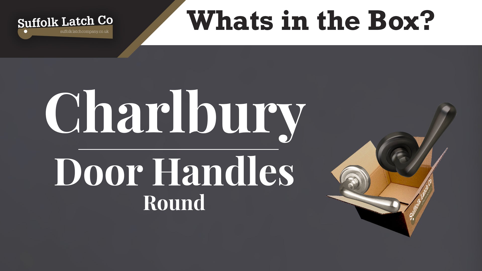 What's in the Box: Charlbury Round Rose Door Handles
