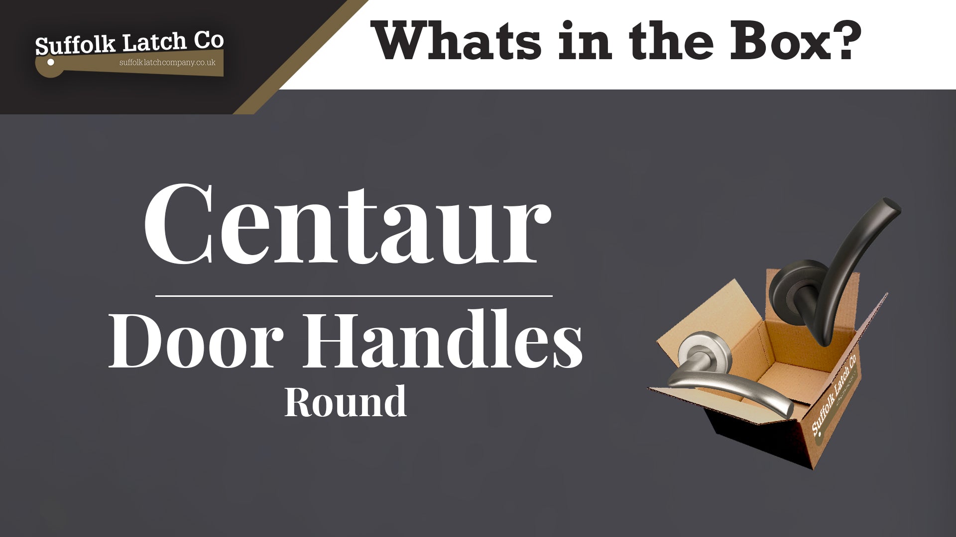 What's in the Box: Centaur Round Rose Door Handles