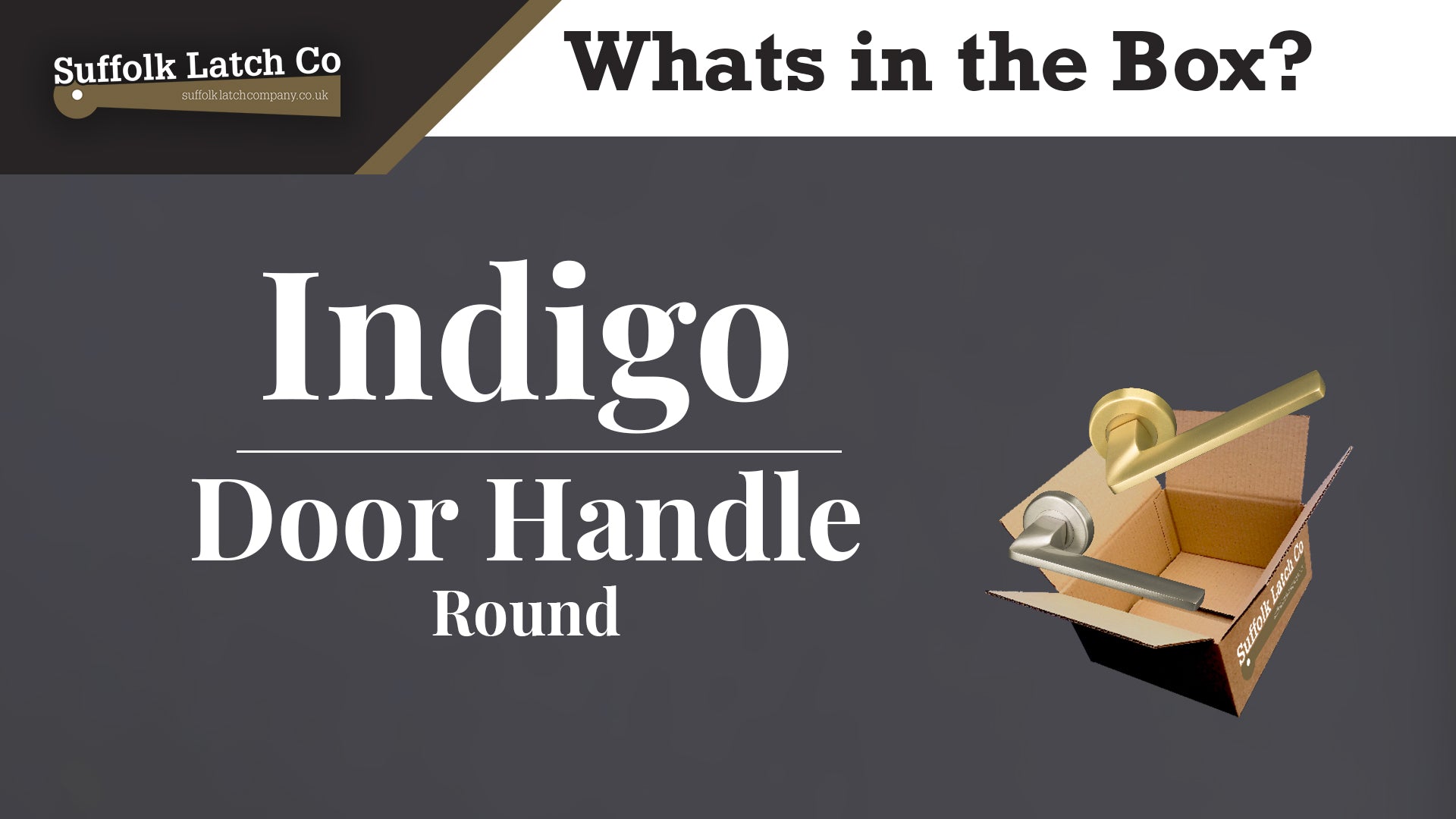 What's in the Box: Indigo Round Rose Door Handles