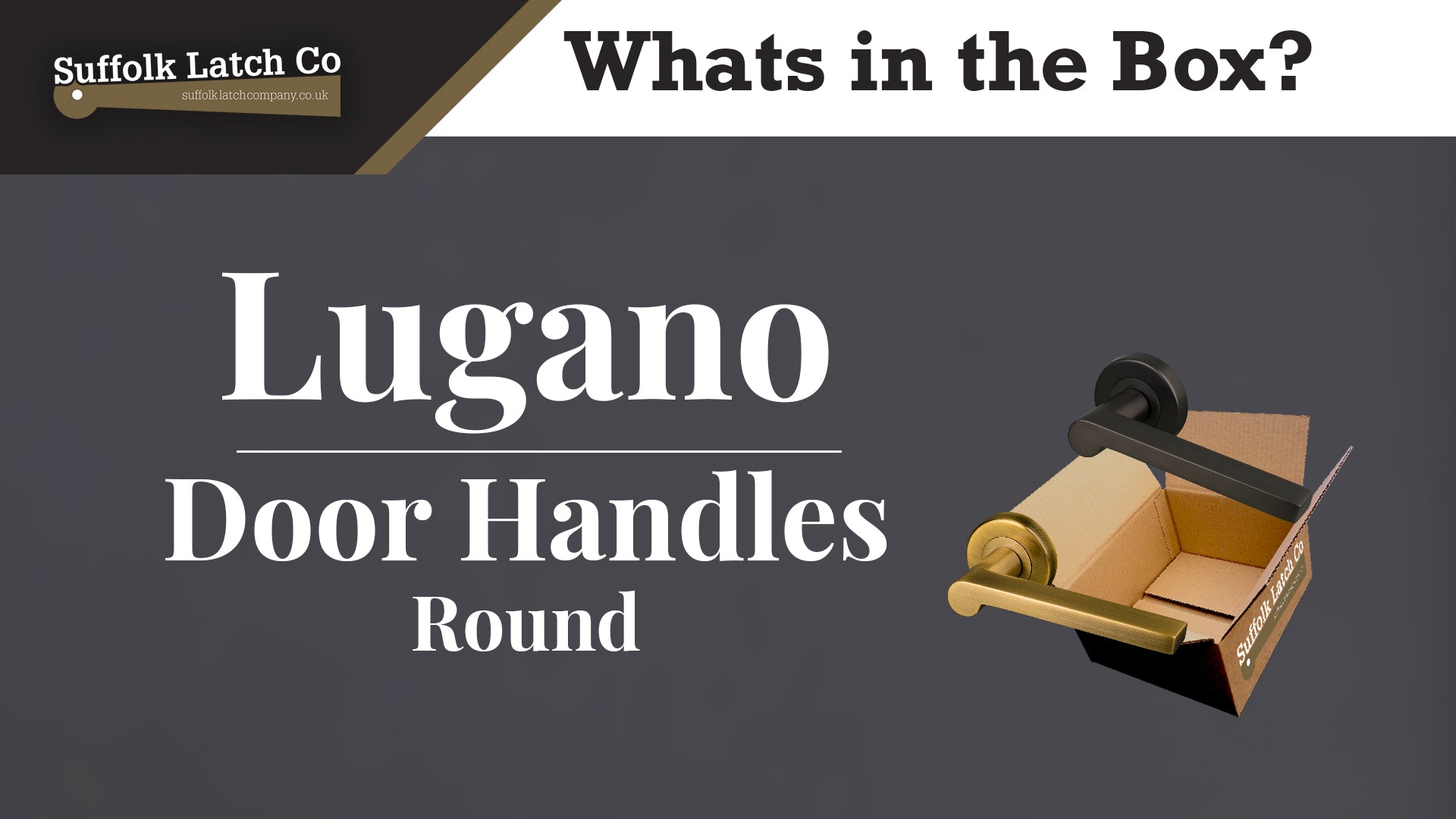 What's in the Box: Lugano Round Rose Door Handles