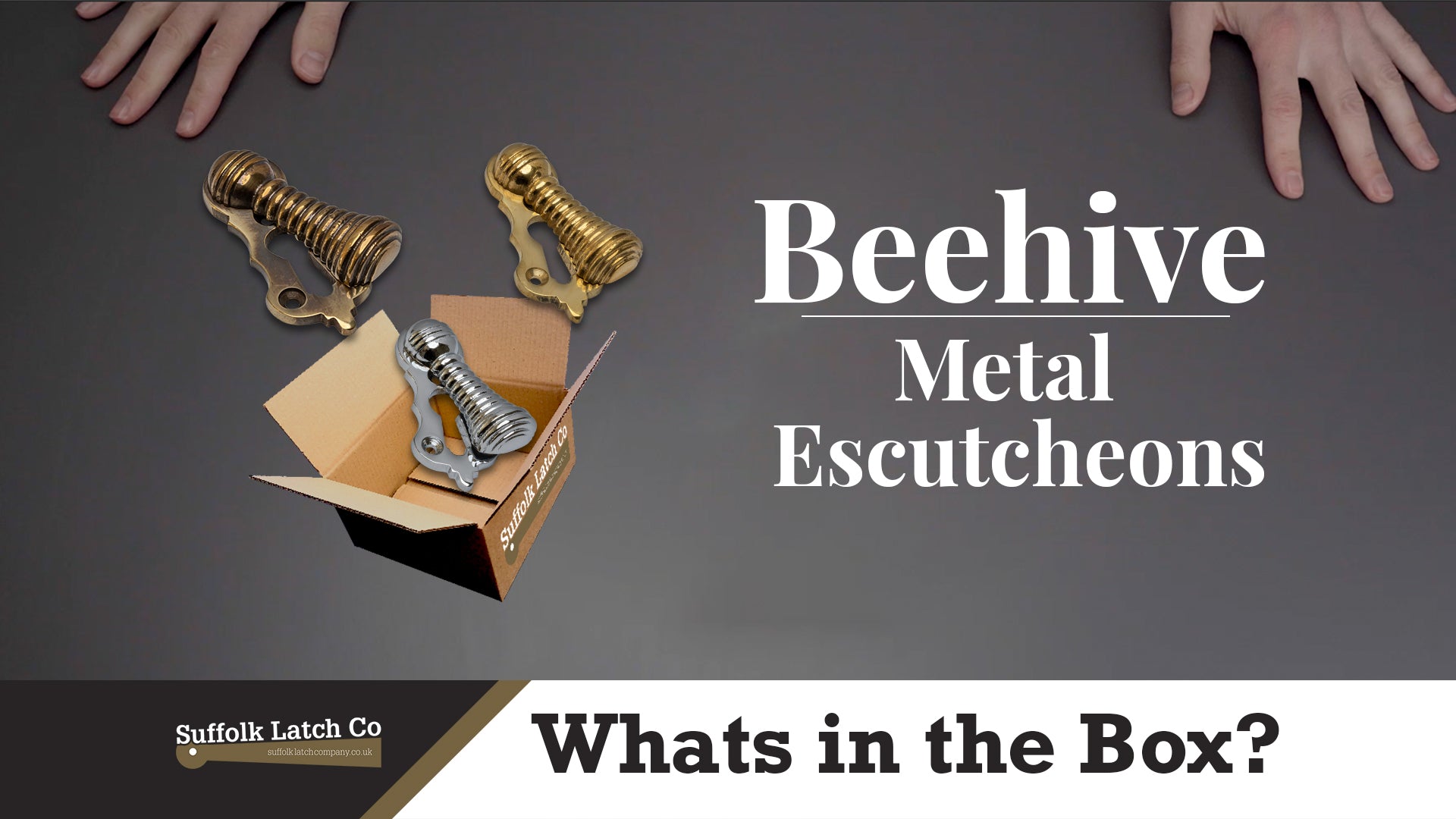 What's In The Box: Brass Beehive Covered Escutcheons