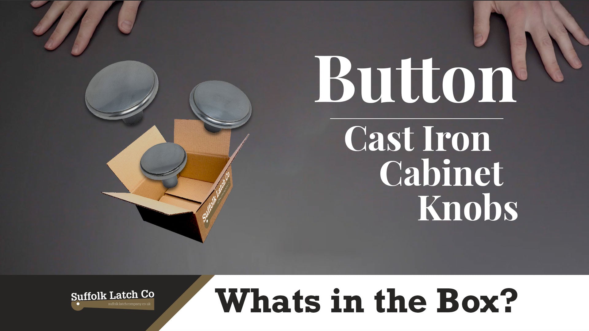 What's In The Box: Cast Iron Button Cabinet Knobs