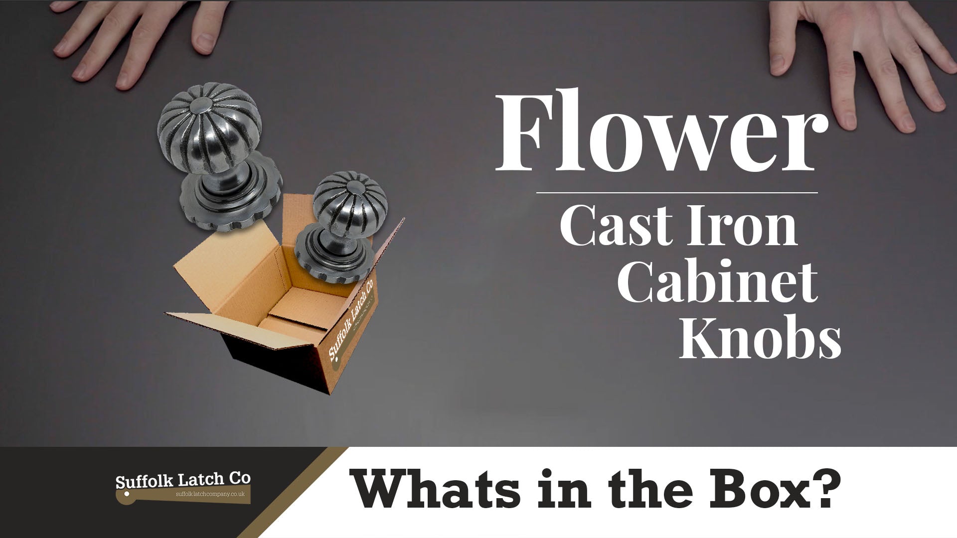 What's In The Box: Cast Iron Flower Cabinet Knobs