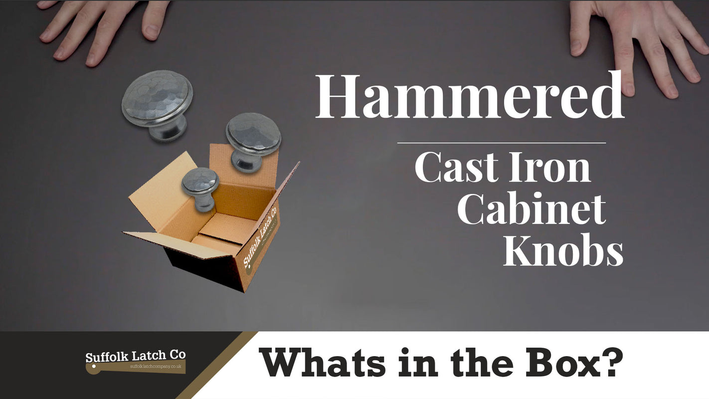 What's In The Box: Cast Iron Hammered Cabinet Knobs