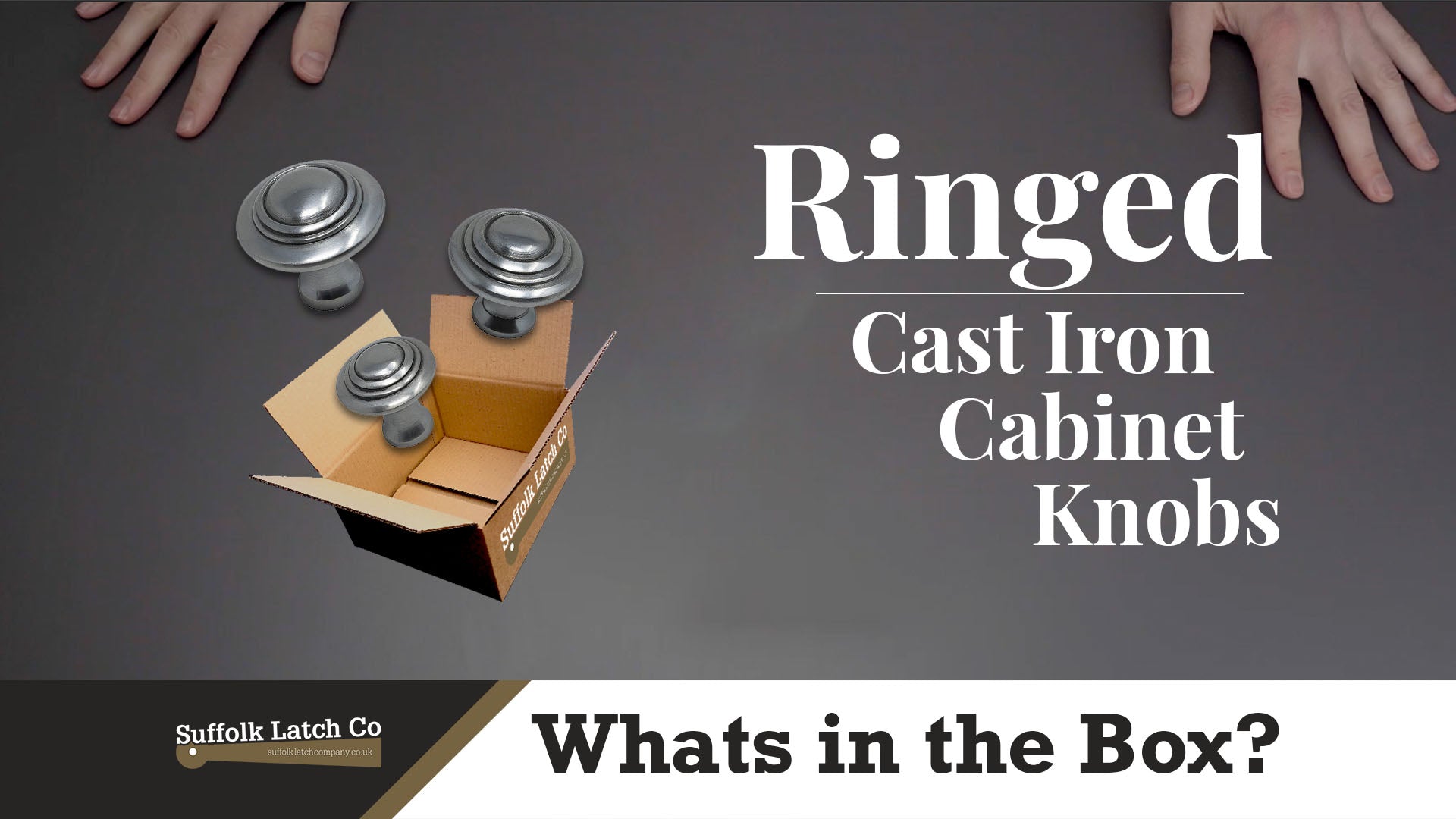 What's In The Box: Cast Iron Ringed Cabinet Knobs