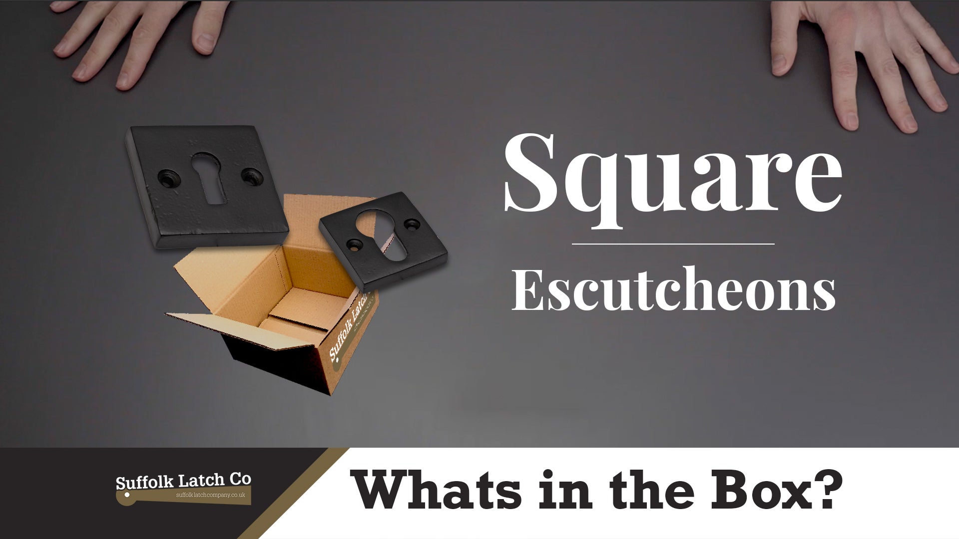 What's In The Box: Square Escutcheons