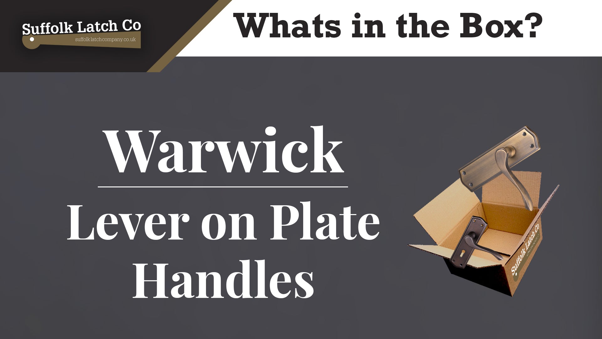 What's in the Box: Warwick Lever on Plate - Old English Collection