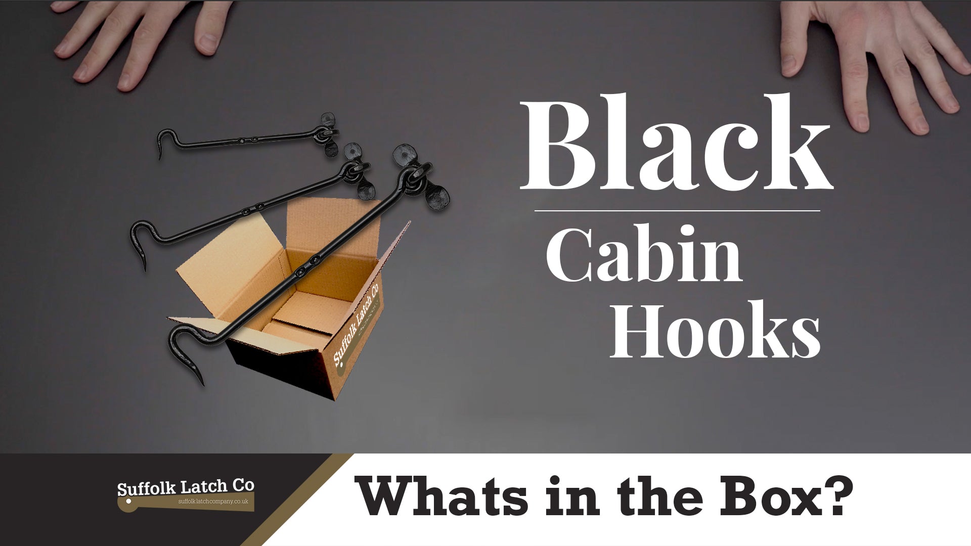 What's In The Box: Black Cabin Hooks