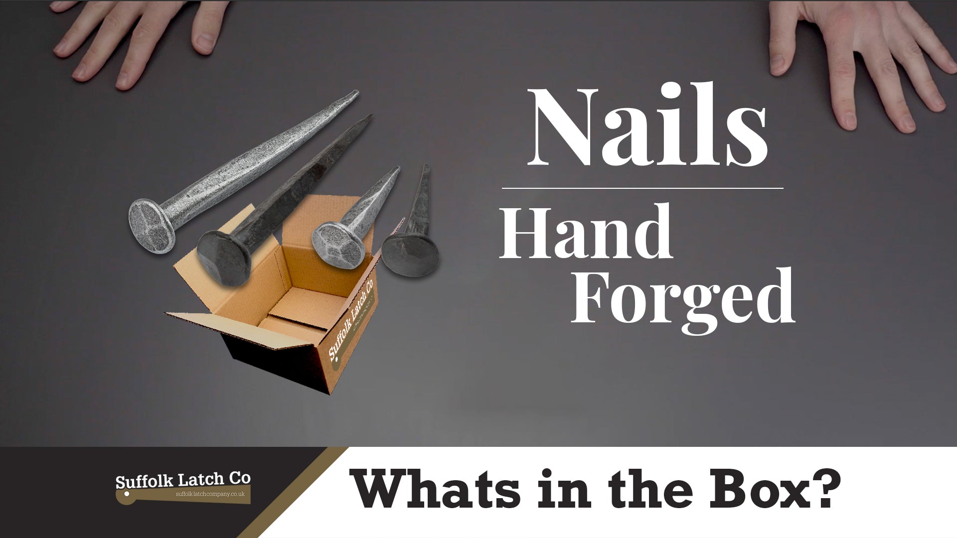 What's In The Box: Hand Forged Nails in Antique & Pewter